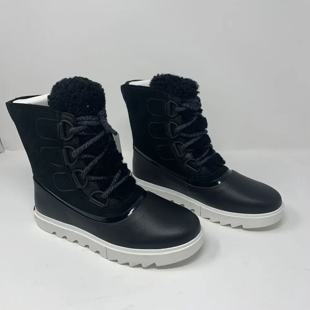 Sorel Joan of Arctic‎ Next Lite Boots Women's 9.5 Black Sea Salt Waterproof